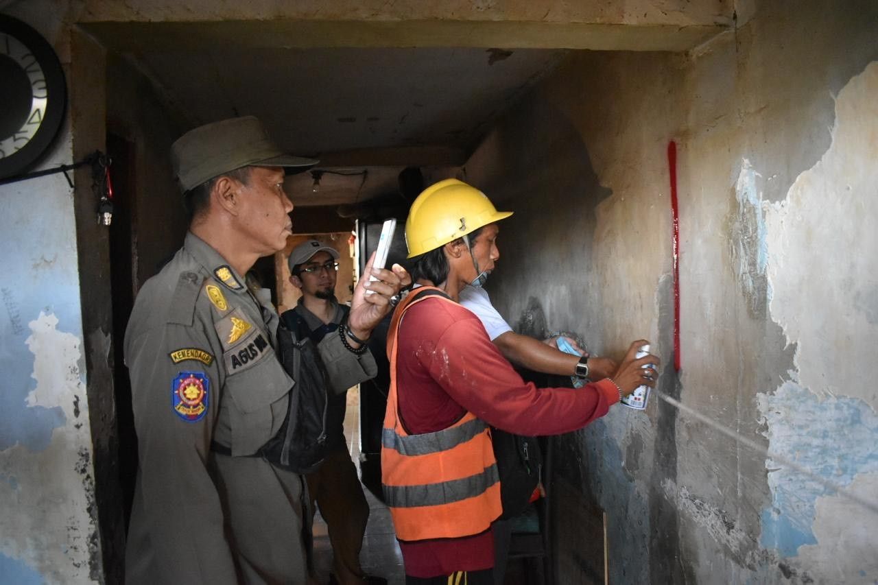 Proses Penandaan Bangunan Hampir Rampung, Pemkot Surabaya Siap Lanjutkan Normalisasi Sungai Kalianak