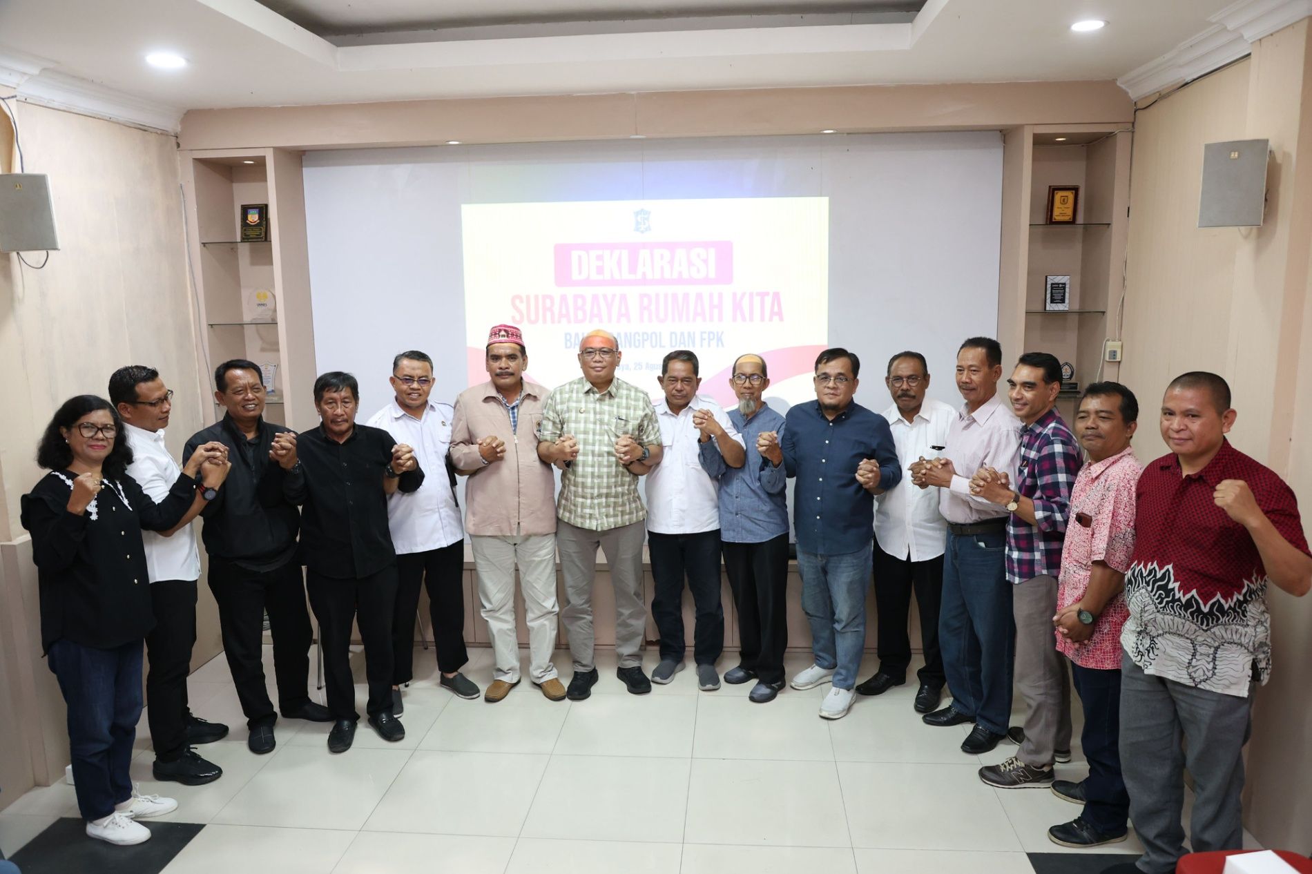 Surabaya Rumah Bersama, Warga Diminta Jaga Iklim Kondusif dan Tolak Tindakan Anarkis