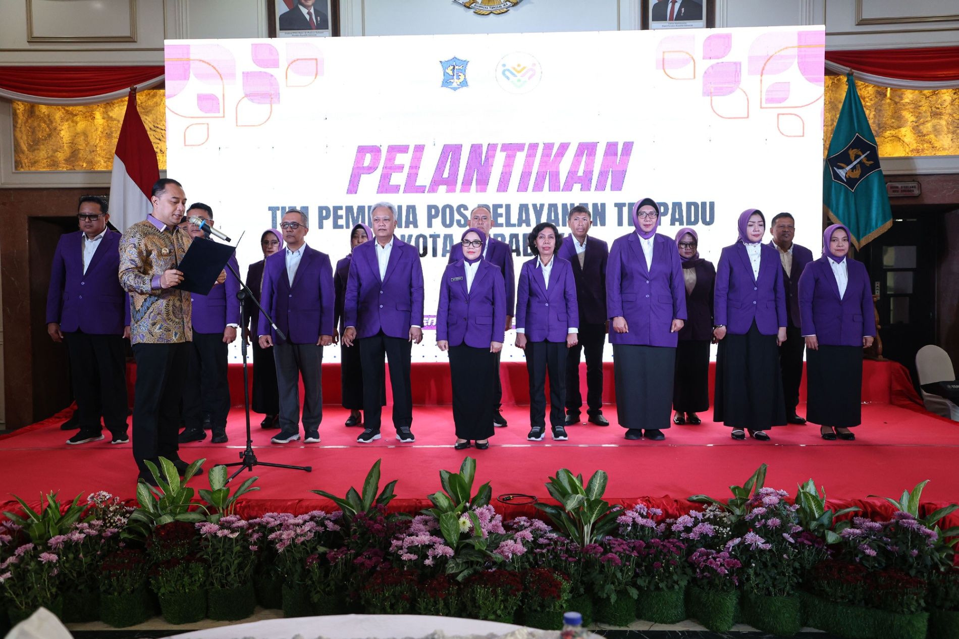 Wali Kota Eri Lantik Tim Pembina Pos Pelayanan Terpadu, Integrasikan Posyandu dengan "Kampung Pancasila"