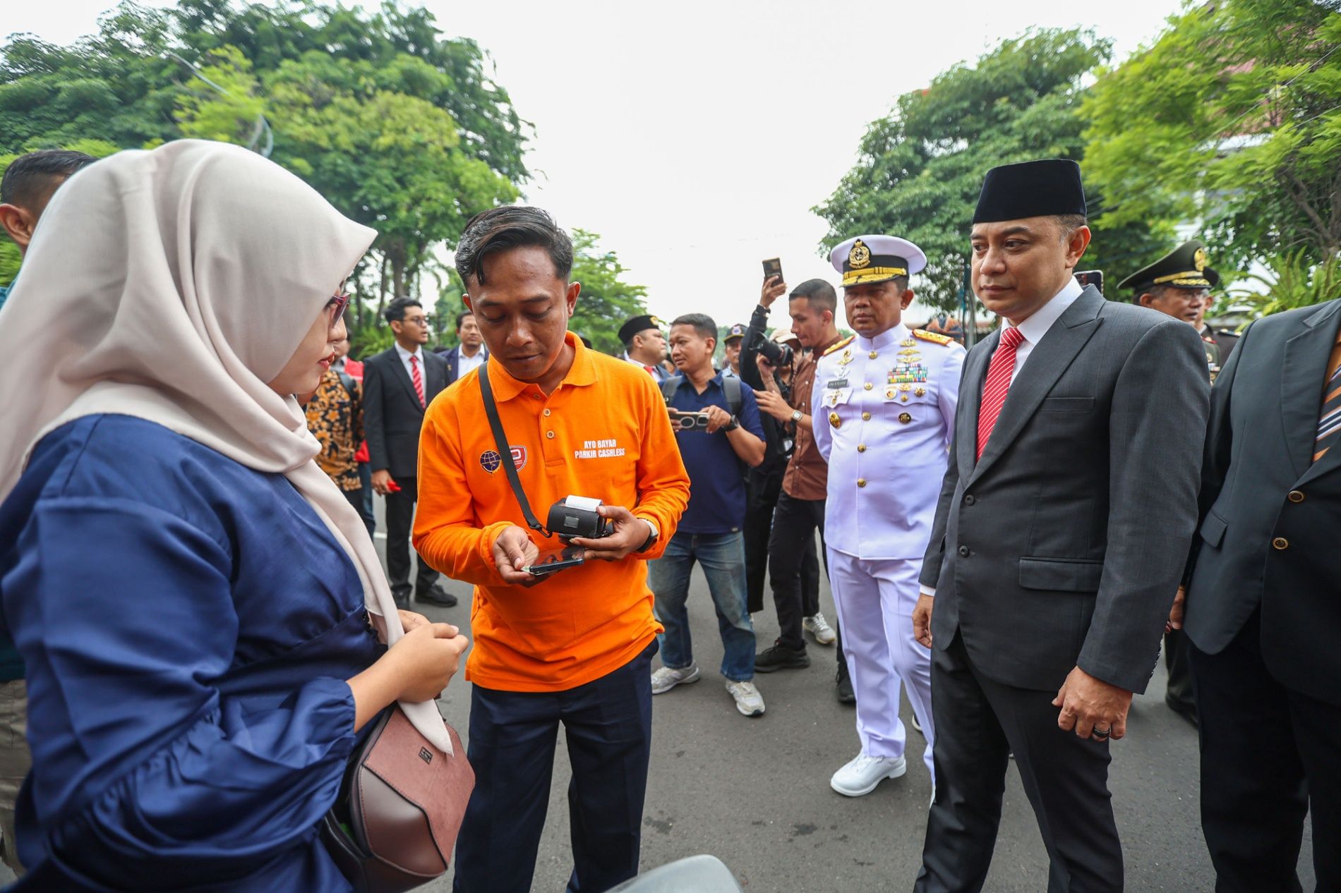 Parkir Non Tunai Dilaunching, Walikota Eri : Perubahan ke Sistem Digital untuk Membangun Kepercayaan Publik
