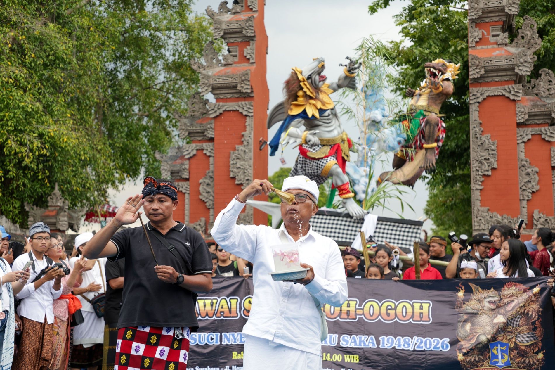 Ogoh-Ogoh Sambut Nyepi di Surabaya, Simbol Penyucian Diri dan Harmoni
