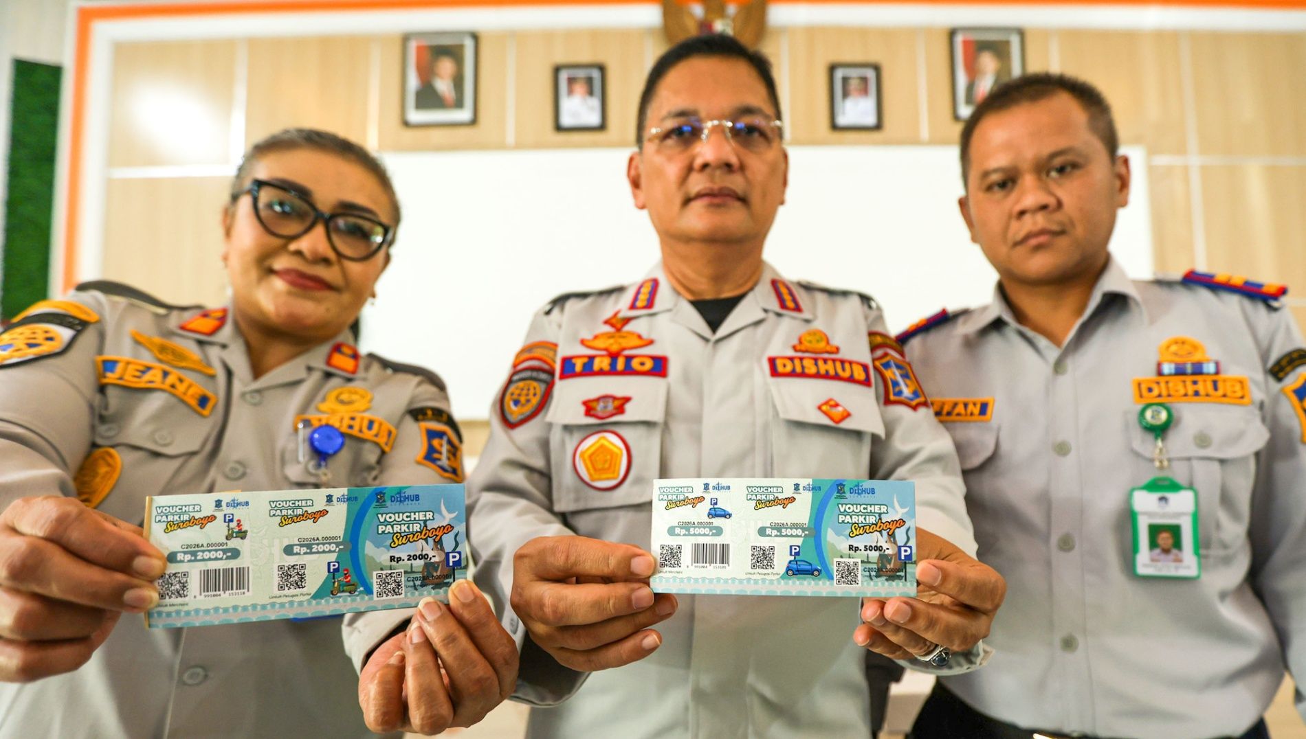 Hadiah HJKS ke-733 untuk Warga, Voucher Parkir Surabaya Segera Diluncurkan