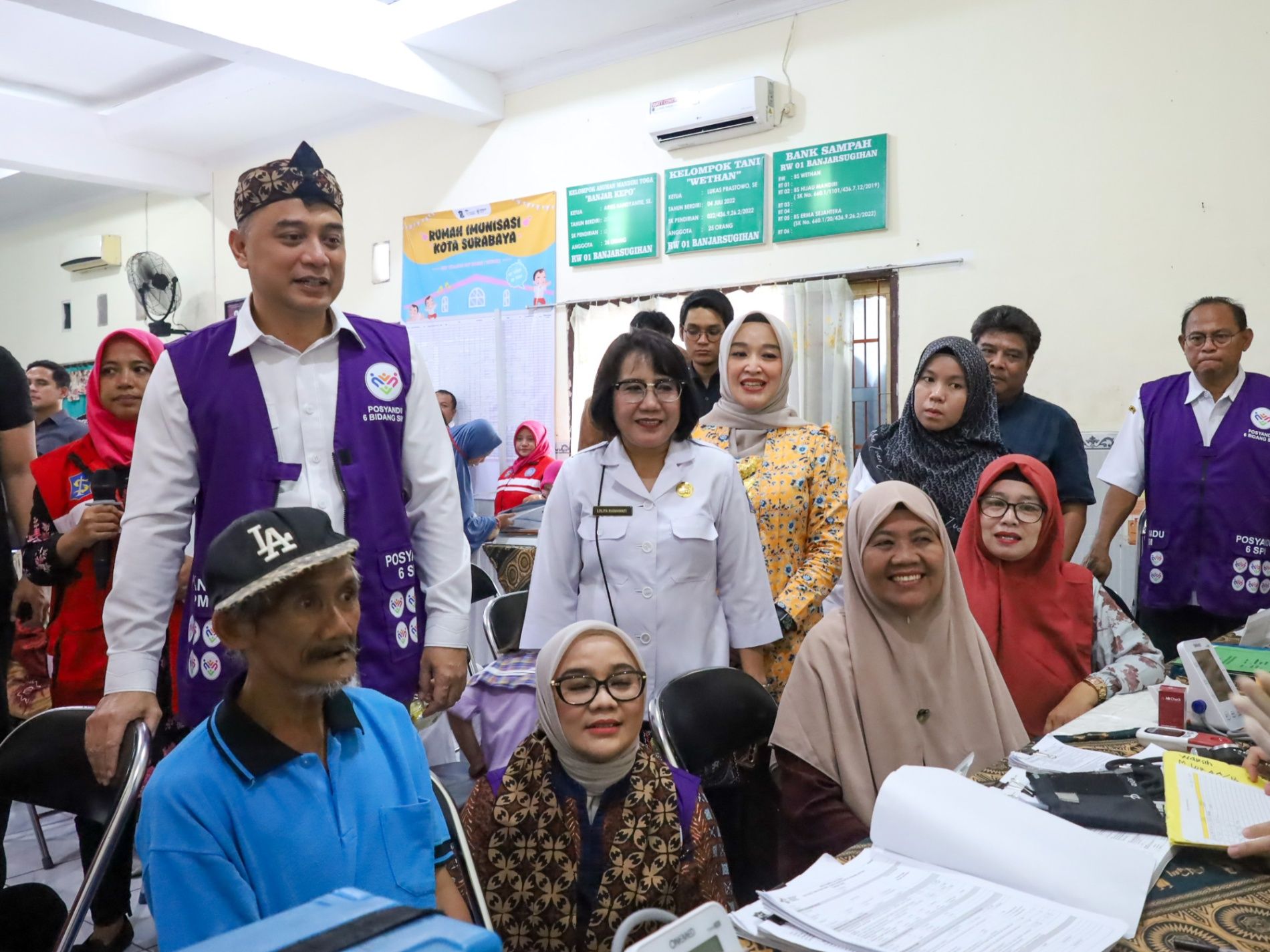 Terapkan 6 SPM, Wali Kota Eri Cahyadi Jadikan Posyandu Wethan Ceria Percontohan di Surabaya