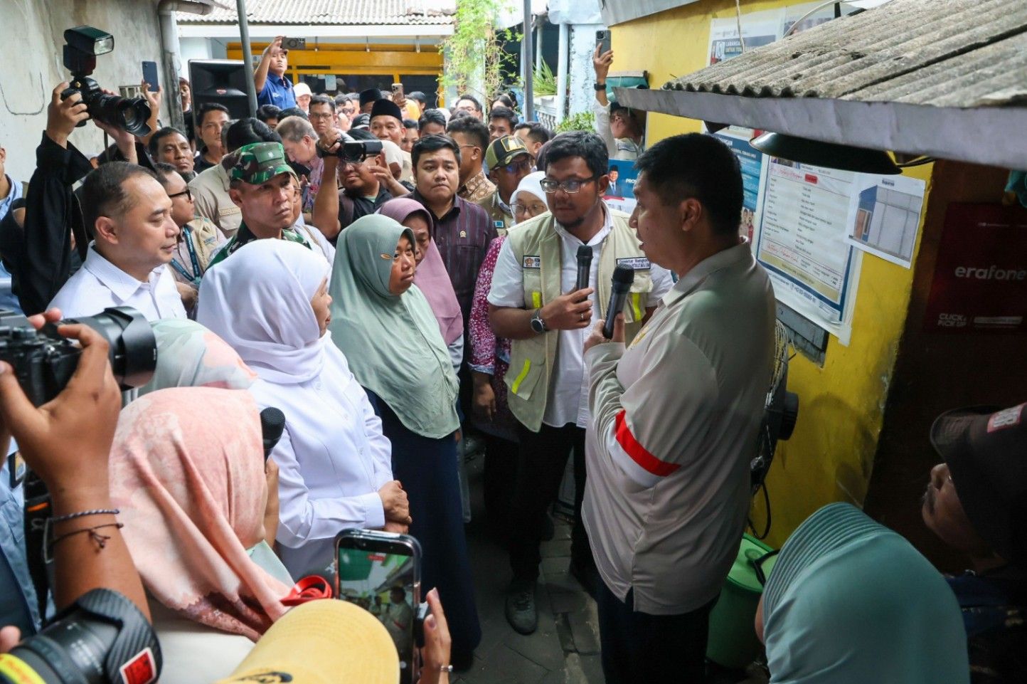 Tinjau Program BSPS di Surabaya, Menteri PKP Apresiasi Sinergi Luar Biasa Pemkot dan Sektor Swasta
