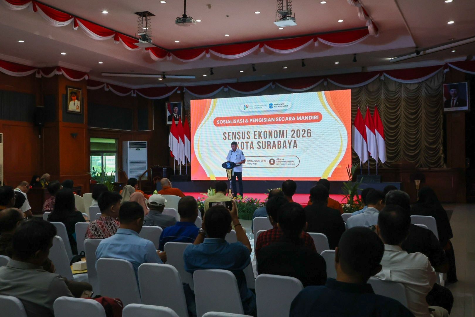 Sensus Ekonomi 2026 Digelar, Pemkot Surabaya Dorong Pelaku Usaha Terbuka Demi Lompatan Ekonomi