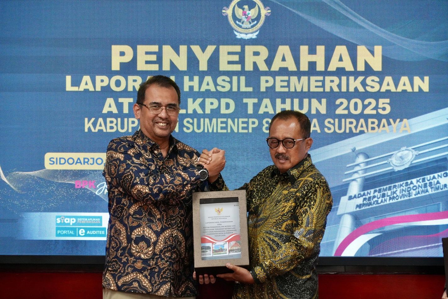 Pemkot Surabaya Raih Opini WTP 14 Kali Berturut-turut dari BPK Jatim