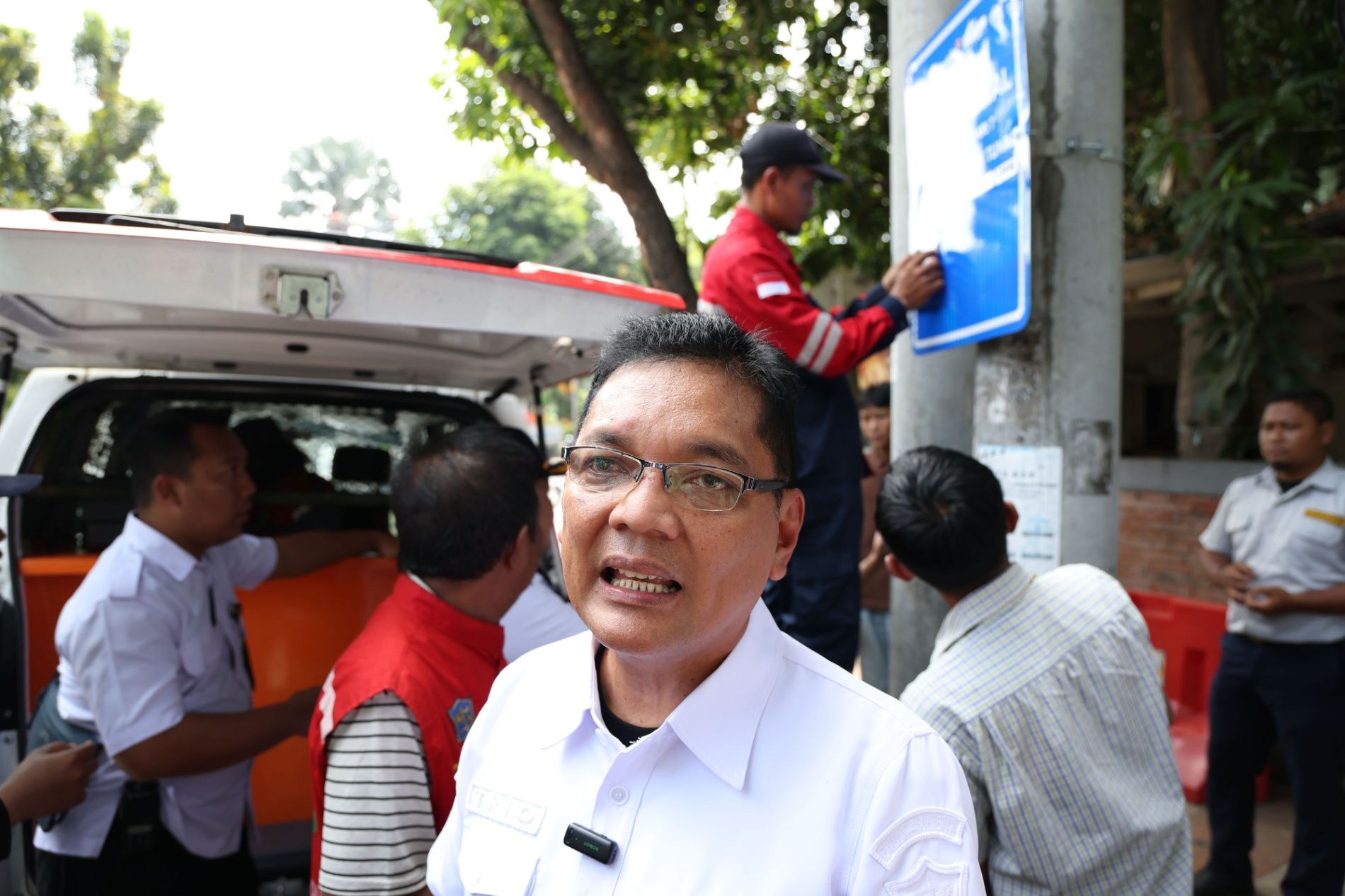Dishub Surabaya Laporkan Dugaan Pencurian Tiang Rambu Parkir di Depan Satpas Colombo