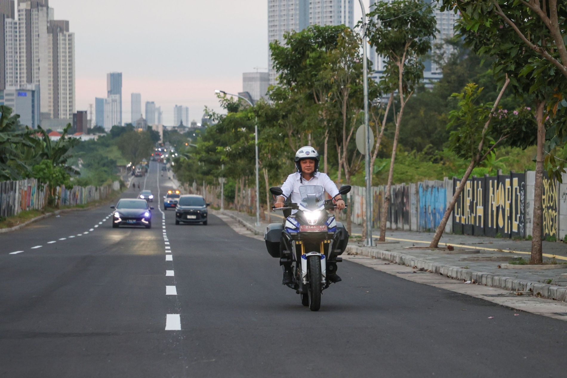 Uji Coba Radial Road Lontar, Wali Kota Eri: Satu Arah dari Timur ke Barat