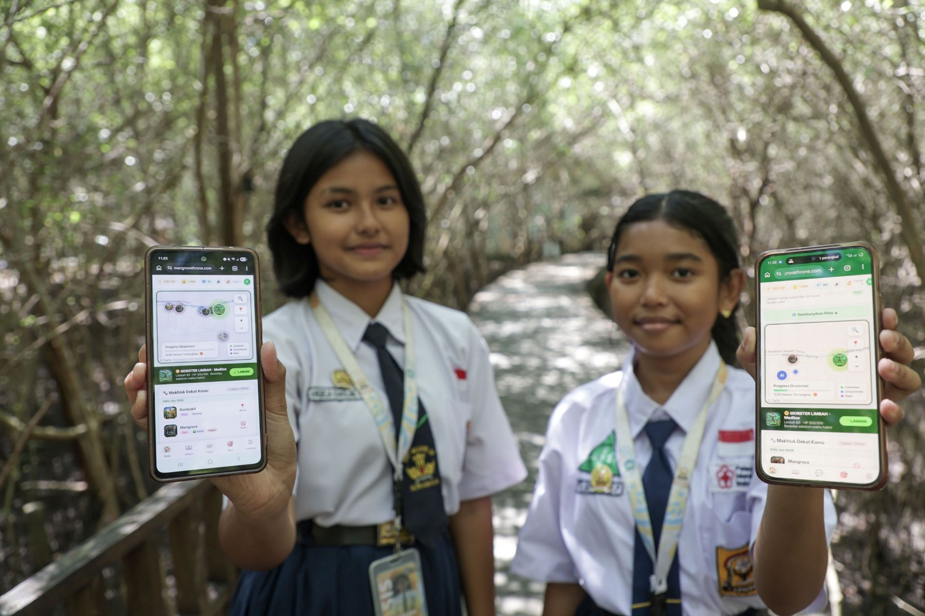 Dorong Gaya Hidup Sehat dan Edukasi Lingkungan, Brida Surabaya Kembangkan Game Web 'Mangrove Throne' di KRM