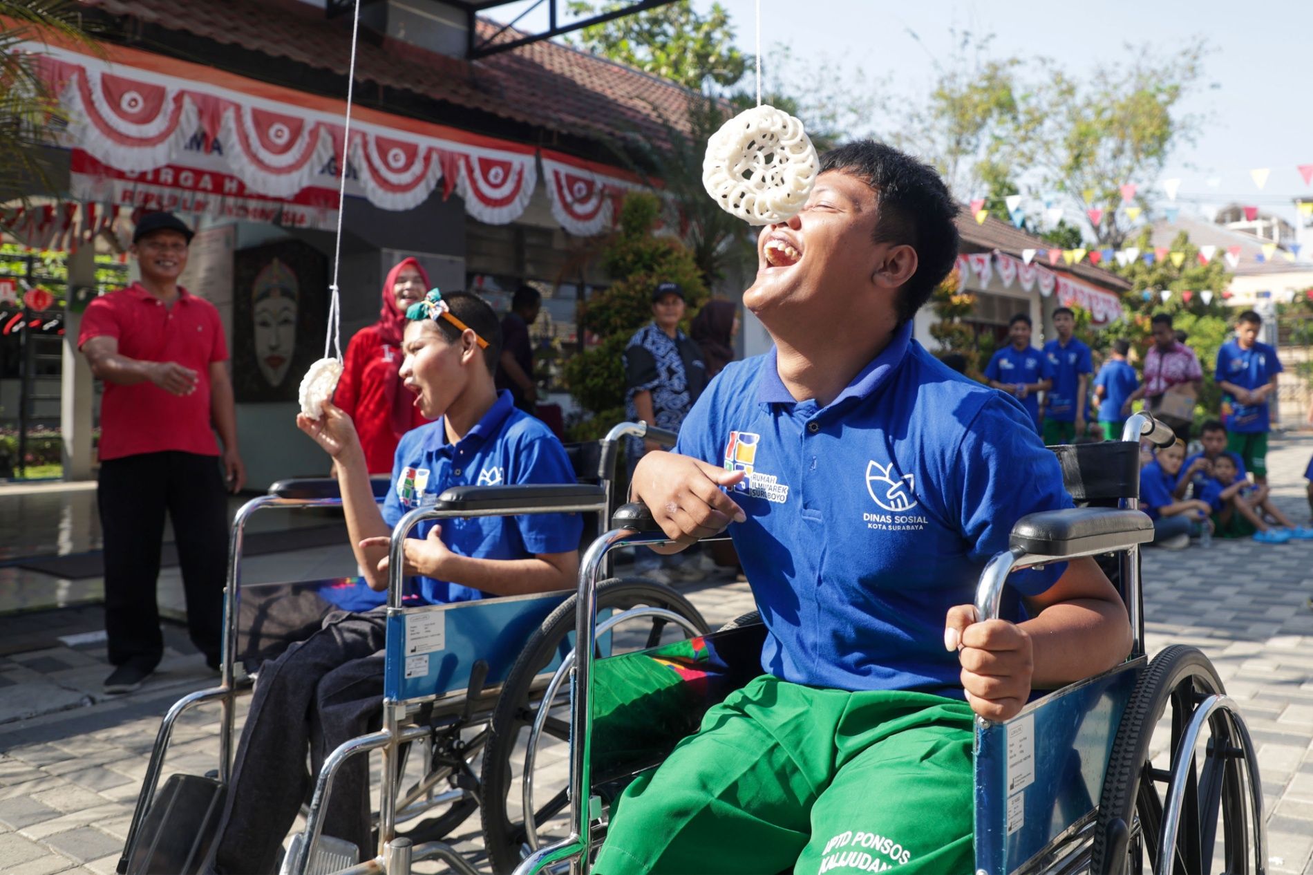 Semarak HUT ke-81 RI, 60 Anak Disabilitas Surabaya Ikuti Lomba di Kalijudan