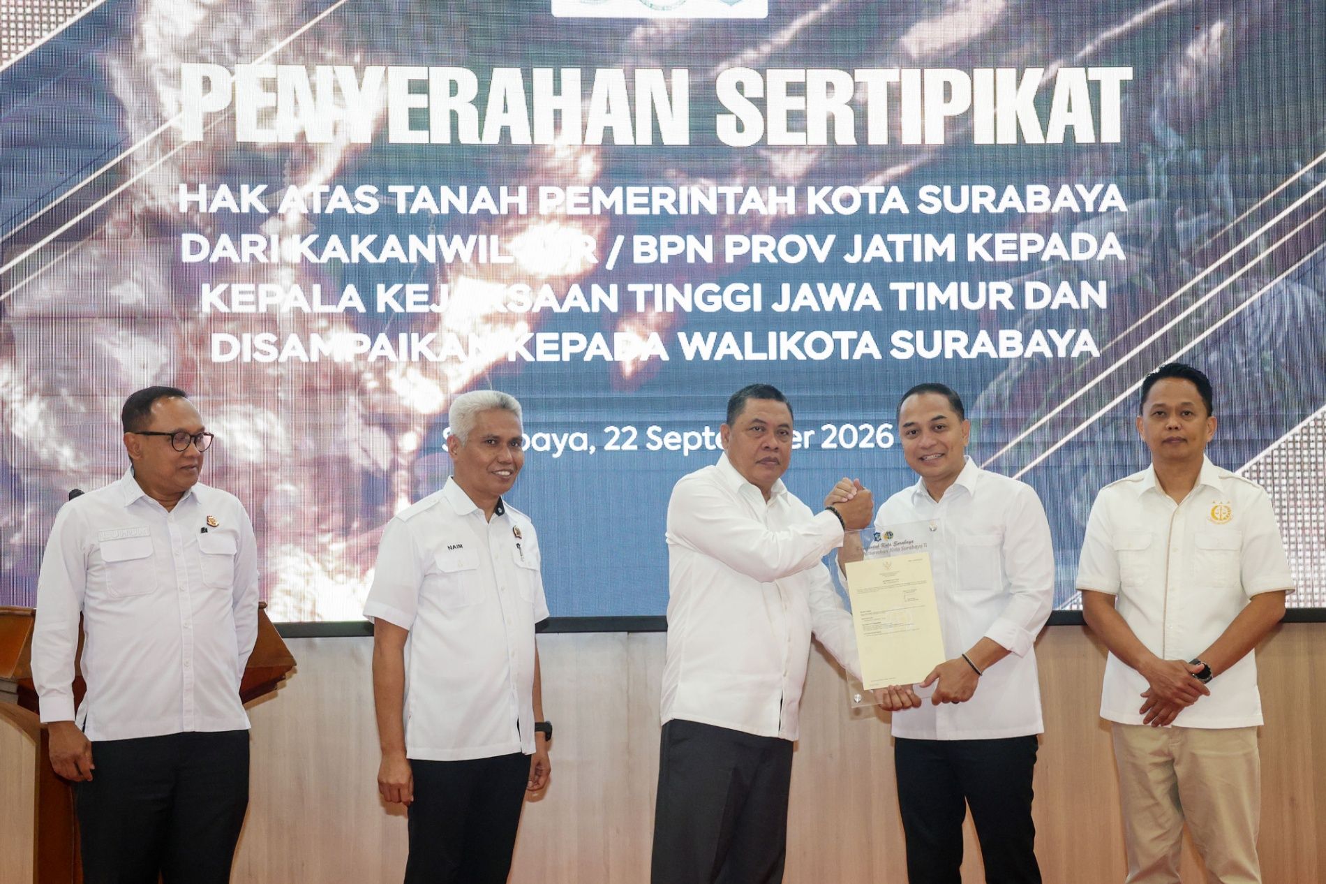 Gandeng Kejati-ATR/BPN Jatim, Pemkot Surabaya Selamatkan Aset Senilai Rp1 Triliun