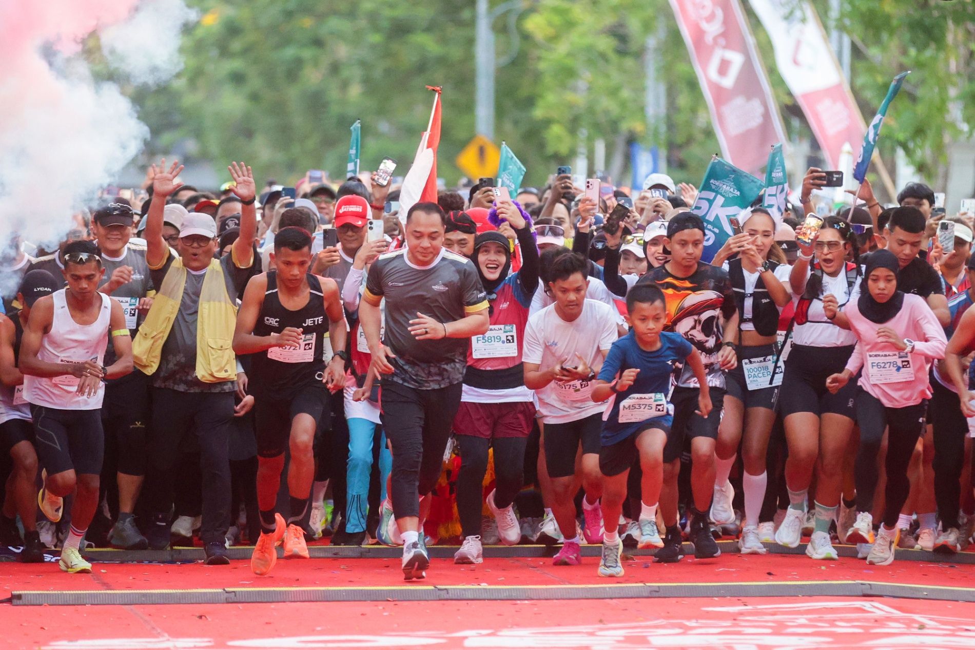 Pemkot Surabaya Dukung JConnect Run Soerabaja 2026, Wali Kota Eri Ikut Lari Bareng 3.700 Peserta