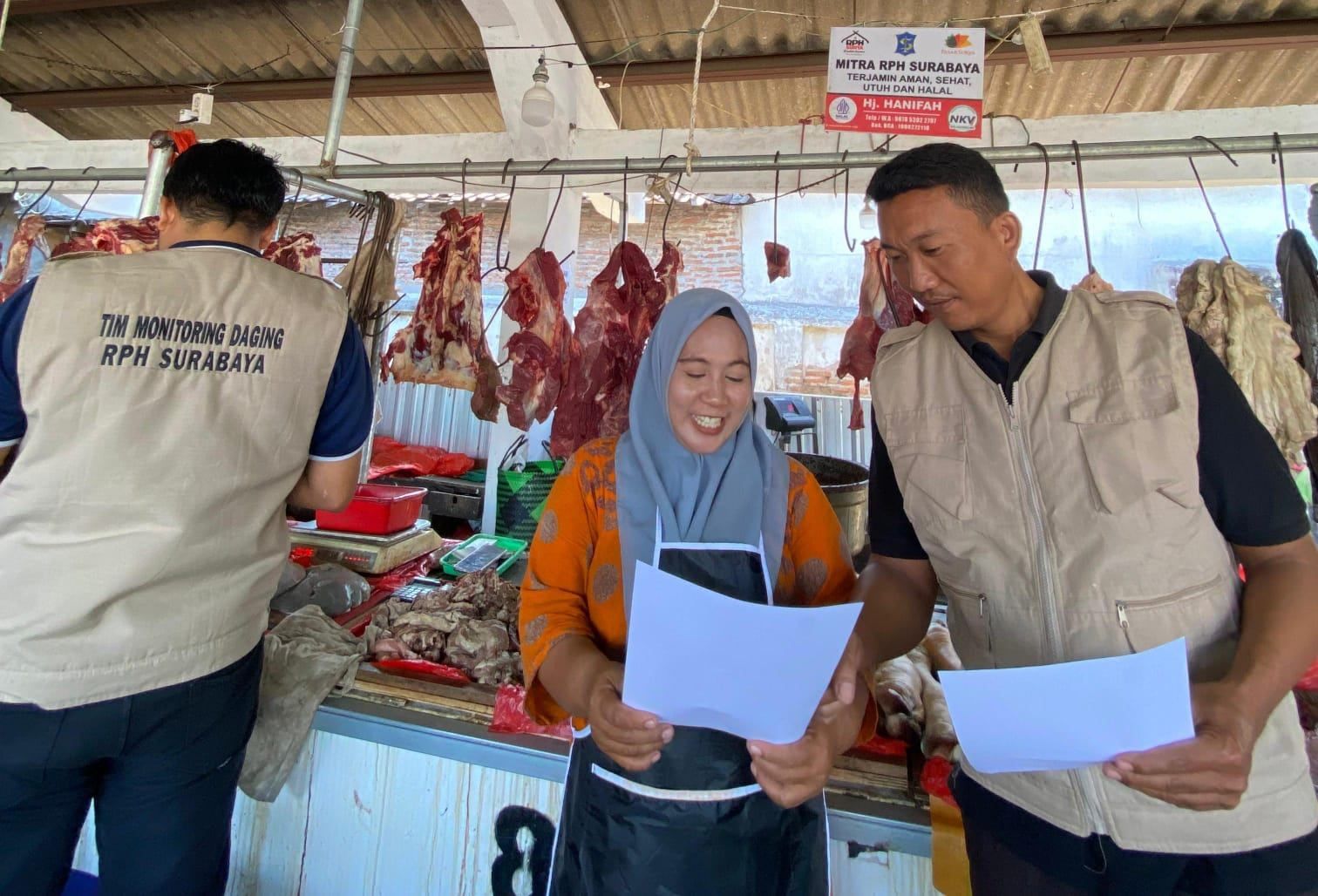 RPH Surabaya Pastikan Daging ASUH, Masyarakat Bisa Beli di Pasar Arimbi dan Lapak Mitra