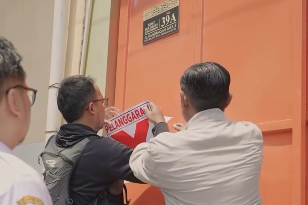 Kos 6 Lantai Berdiri Tanpa Izin Lengkap, Pemkot Surabaya Hentikan Proses Pembangunan