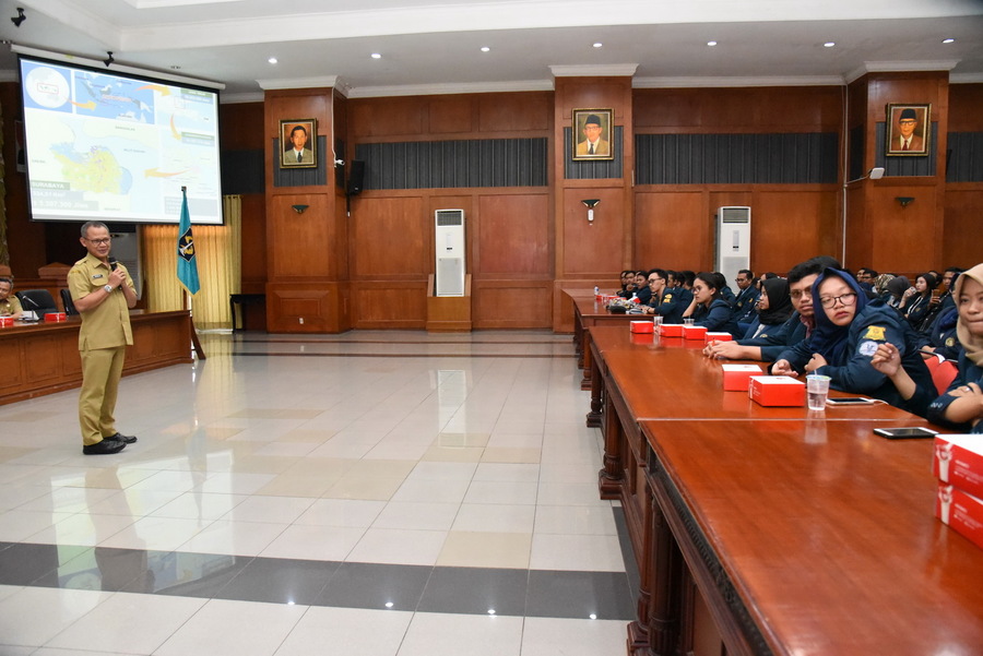 Pelajari Inovasi, Mahasiswa Universitas Brawijaya Kunjungi Pemkot Surabaya