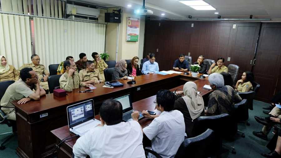 Tertarik Pelajari Command Center 112, Pemkab Nganjuk dan Dinkominfo Kota Samarinda kunjungi Kota Surabaya