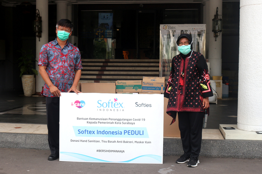  Terima Bantuan 10 Ribu Masker Kain, Pemkot Surabaya Pastikan Segera Distribusikan   