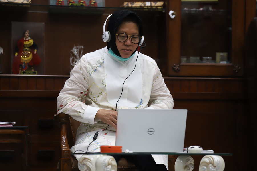 Jadi Pembicara di Forum Internasional, Wali Kota Risma Ungkap Strategi Penanganan Terorisme di Surabaya