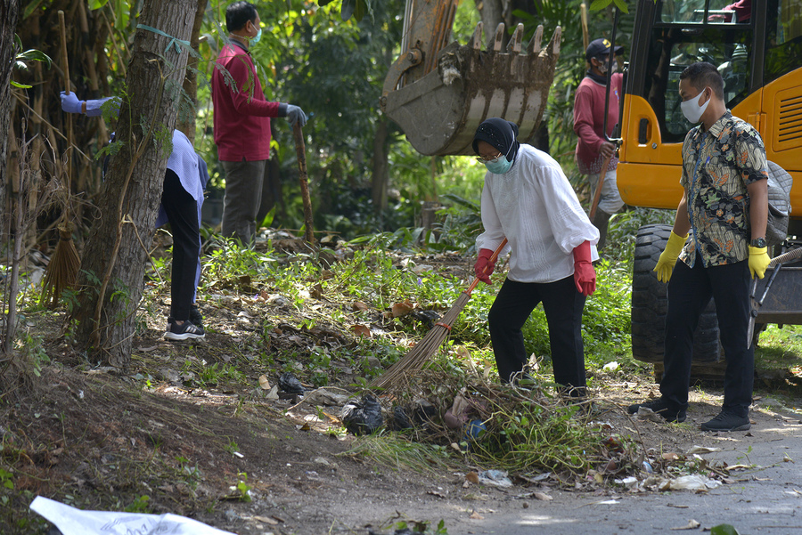 Dimulai dengan Kerja Bakti, Pemkot Surabaya Percantik Kawasan Kalibokor