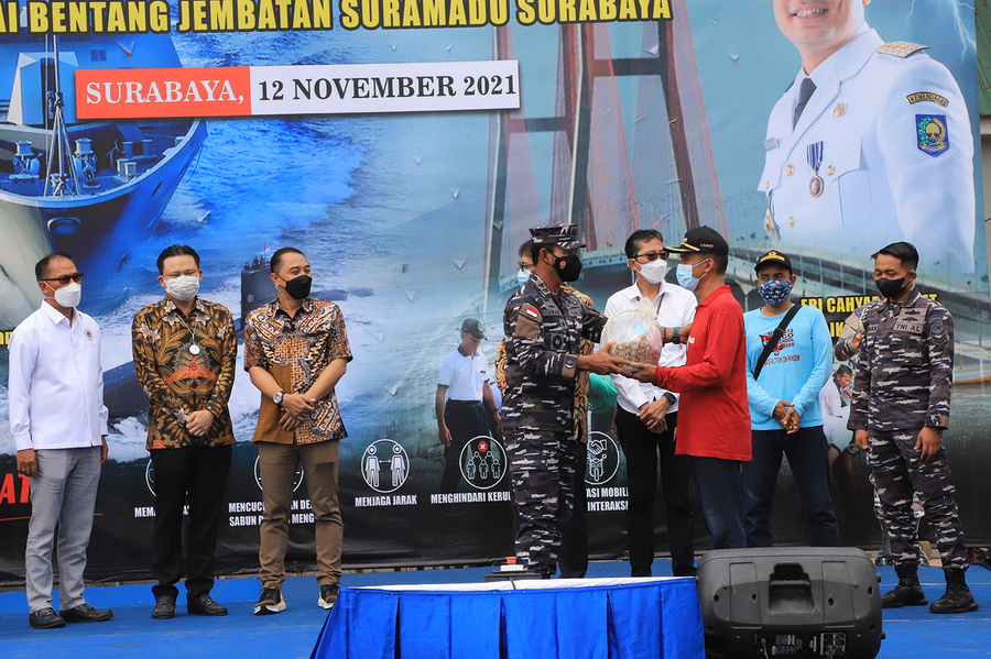 Didukung Pemkot Surabaya, Koarmada II Gelar Program Laut Bersih Libatkan Berbagai Elemen dan Stakeholder