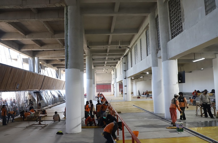 Fasilitas RS Lapangan Tembak Terus Dilengkapi, Bed dari Kemensos Mulai Dipasang