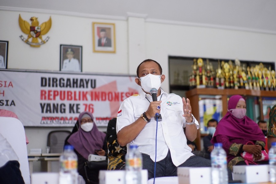 Temu Hybrid UMKM se-Kecamatan Wonocolo, Wakil Wali Kota Armuji Gelorakan Optimisme Pulihkan Ekonomi