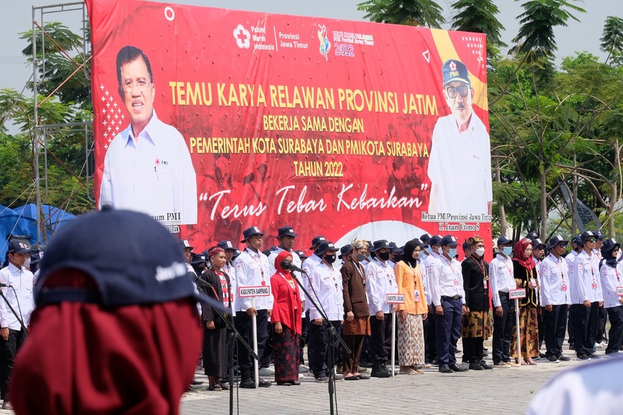 Jadi Ajang Silaturahmi, Surabaya Jadi Tuan Rumah Temu Karya Relawan PMI se-Jawa Timur