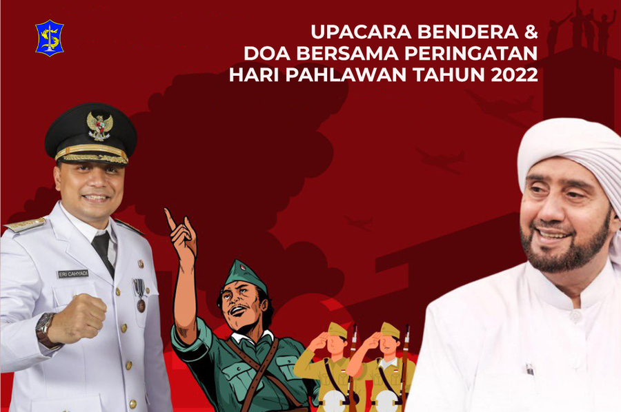 Upacara Bendera dan Doa Bersama Peringatan Hari Pahlawan Tahun 2022