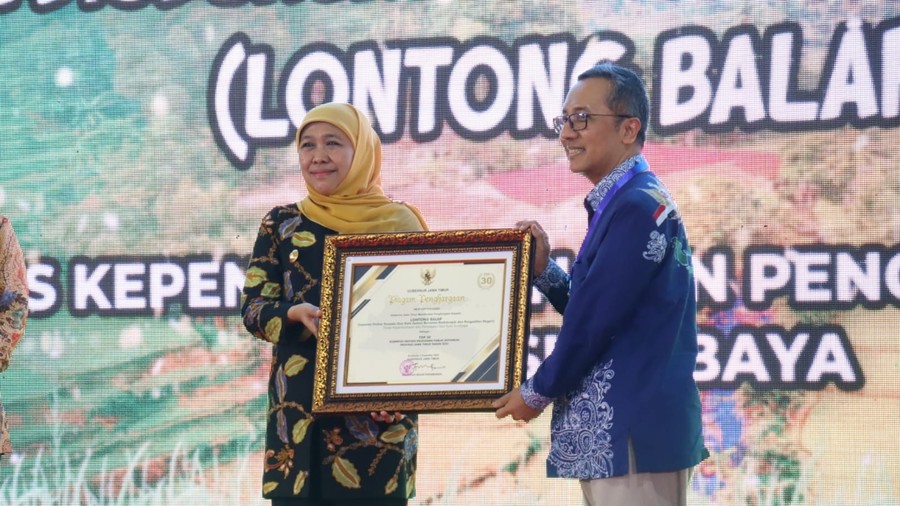 Inovasi Program Lontong Balap Pemkot Surabaya Raih Penghargaan Top 30 Kovablik Jatim 2022