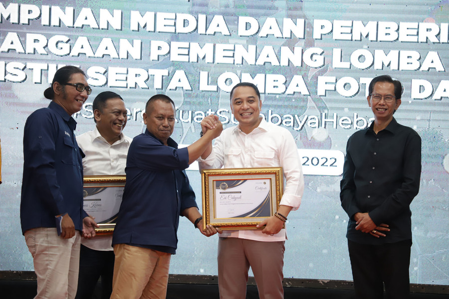 Silaturahmi Bareng Pimpinan Media, Wali Kota Eri Cahyadi Ajak Sinergi Bangun Surabaya