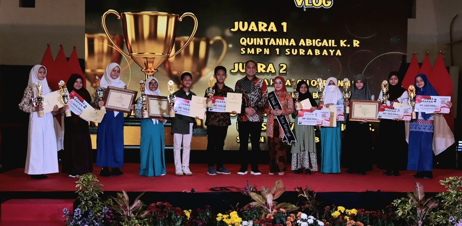 Tingkatkan Minat Baca, Wali Kota Eri Cahyadi Kukuhkan Bunda Literasi Surabaya