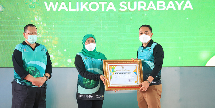Surabaya Borong Penghargaan di Hari Lingkungan Hidup Sedunia, Wali Kota Eri Cahyadi pun Raih Pembina Proklim Terbaik