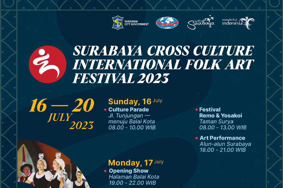 Surabaya Cross Culture International Folk Art Festival 2023