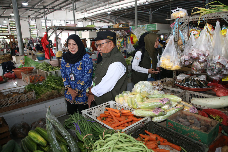 Pasar Nambangan Surabaya Jadi Pilot Project Penerapan Pasar Pangan Segar Aman