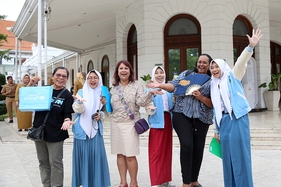 Kunjungi Kota Surabaya, Tim CFCI UNICEF Perkuat Sistem Perlindungan Anak Lewat Dialog Interaktif