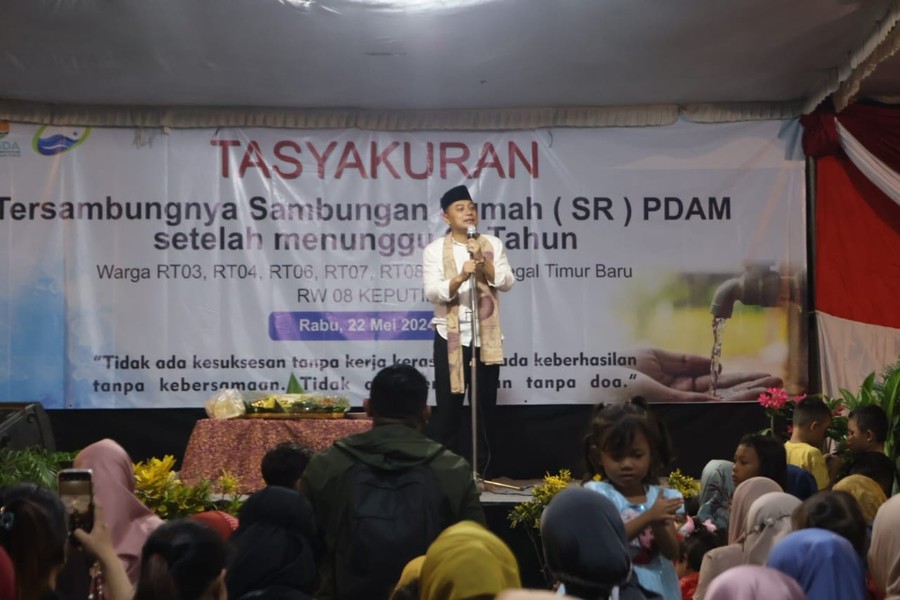 Setelah 25 Tahun, Kini Ratusan Warga Keputih Tegal Baru Surabaya Nikmati Layanan Air Bersih Lewat Program Sambungan Rumah PDAM