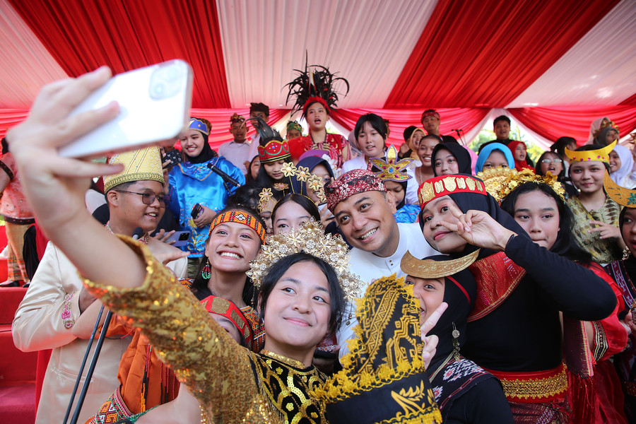 Peringatan Hari Lahir Pancasila, Wali Kota Eri Bidik Penguatan SDM Milenial dan Gen Z di Surabaya
